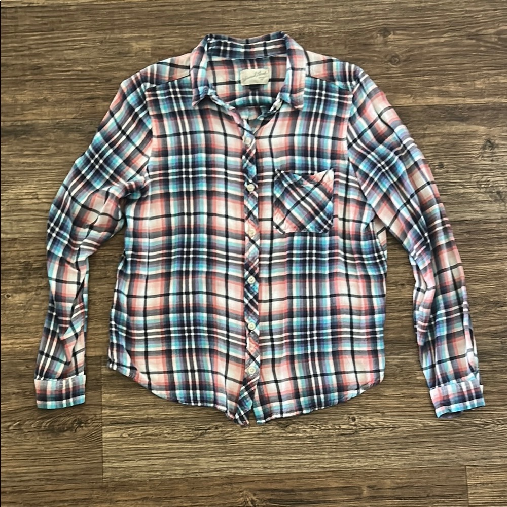 Universal Thread Multicolor Plaid Shirt